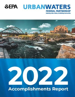 2022 Urban Waters Accomplishment Report cover page