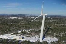 MMR's 1.5 MW wind turbine for offsetting energy used to extract and treat groundwater