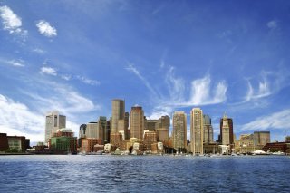 Cityscape on a brilliant bright day