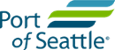 This is a photo of the Port of Seattle Logo
