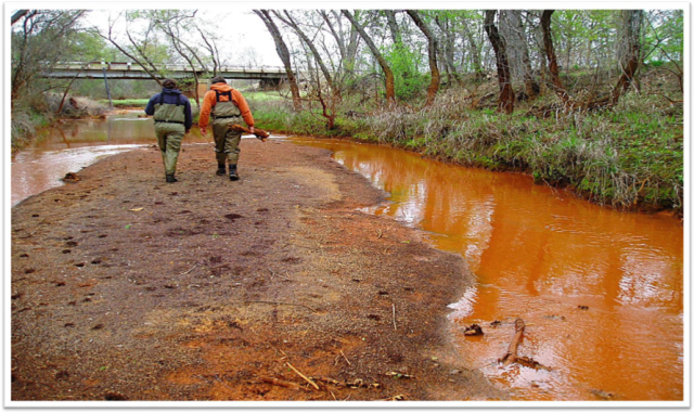 Workers survey Tar Creek water contamination